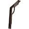 Ekena Millwork Maria Wrought Iron Bracket, (Single center brace), Antiqued Copper 1 1/2"W x 7 1/2"D x 10"H BKTM01X07X10SMAACO - alternate 1